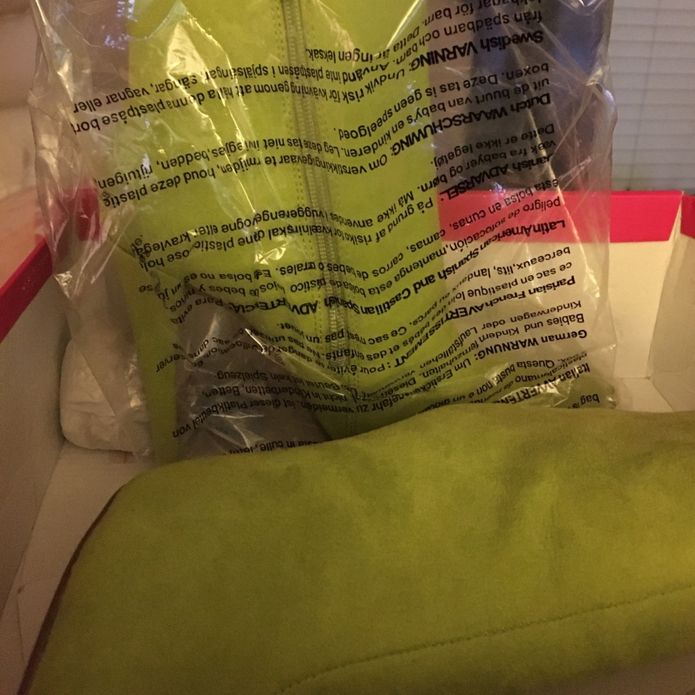 Lime ankle boots brand new